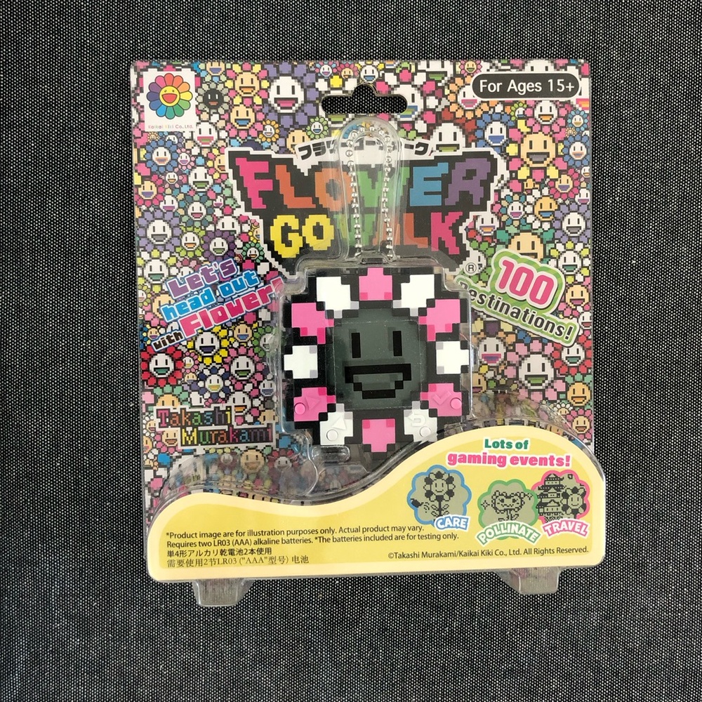 Murakami Flower Go Walk Pink White BNIB
